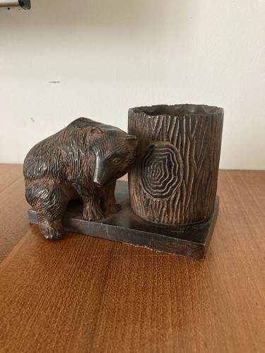 Bronze animalier ours - , patine