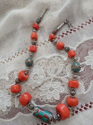 Ancien collier ethnique - ethnique, kabyle