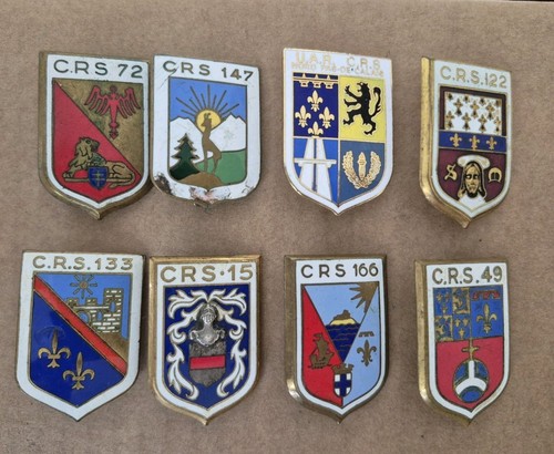 Lot insignes crs - crs, police