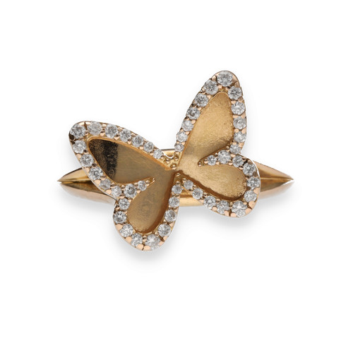 Bague messika butterfly or - butterfly, en