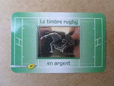 Ancien timbre en argent massif