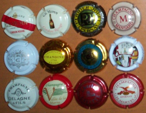 Lot capsules champagne - lot,