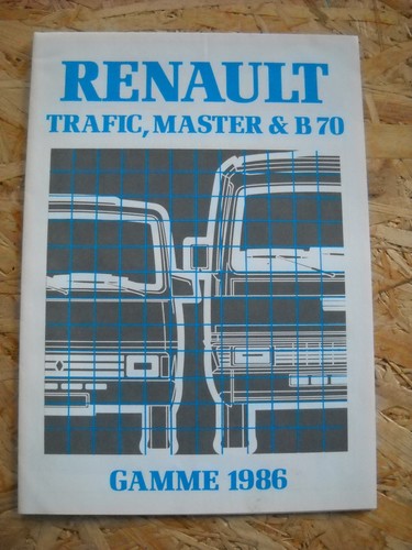 Catalogue brochure renault - catalogue/brochure,