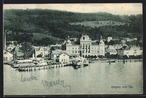Carte postale bregenz - carte, bregenz,