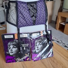 2 paire de bas nylon +1 porte jarrtelle neuf