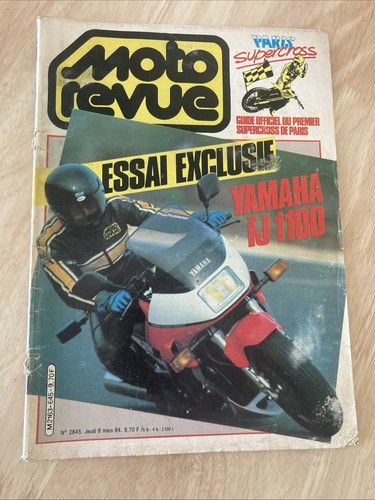 Magazine moto revue 1984 - magazine,