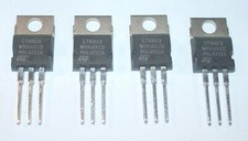 Lot de 4 régulateurs L7906CV fabriqués par ST : 4 x -6V 1,5A  en TO-220