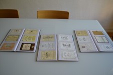 LOT D'ENVIRON 270 ETIQUETTES DE BOUTEILLES DE VIN ANCIENNES TOUTES DIFFERENTES