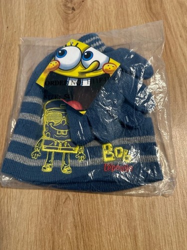 Bonnet gants bob eponge - gants, l’eponge