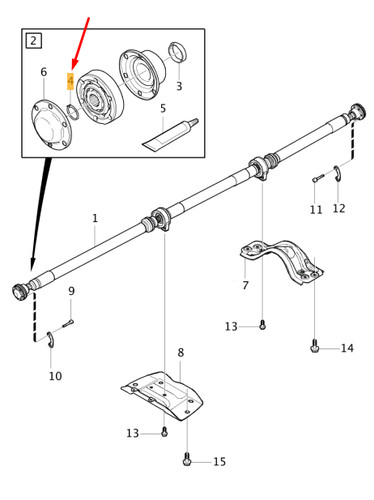 Anneau élastique arbre - anneau,