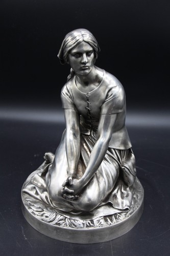 Bronze jeanne arc a - jeanne, d'arc