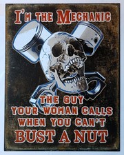 Plaque métal MECHANIC moto