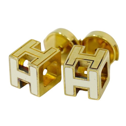 Boucles oreilles hermes h - d'oreilles,