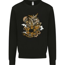 Sweat À Capuche Steampunk Dragon Pour Hommes