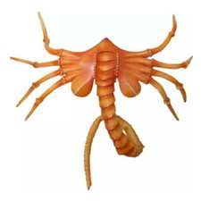 Masque Alien Face Hugger - accessoire de costume Halloween cosplay en cuir ré...