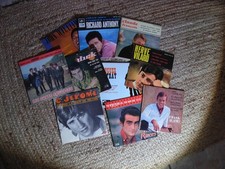 10 VINYLE DISQUE 45 T DIVERS CHANTEURS  4 TITRE DICK RIVERS CHATS SAUVAGES etc..