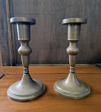 Paire bougeoirs anciens en - bougeoirs,