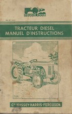 Massey Ferguson, Tracteur, Manuel d'instructions, notice, FF 30 DS, DE, DV