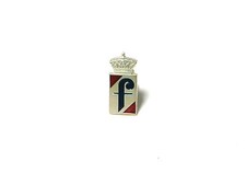 Fregio Stemma PININFARINA Petit Argenté 12x23mm Badge Emblème Logo Écu Neuf