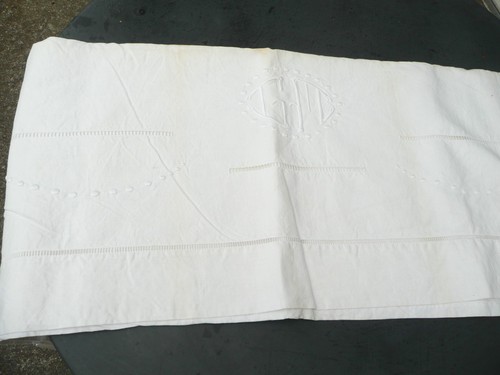 Beau drap ancien métis - ancien,