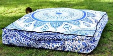 Indien Carré Pouf Housse