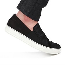 Lanvin Pony en daim slip-on