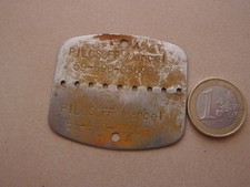 insigne plaque identite militaire soldat  1959 guerre algerie   ( ref 300  )