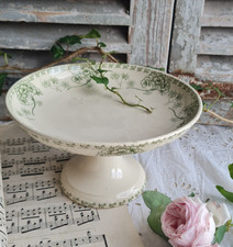 ANCIEN COMPOTIER SUR PIED TERRE DE FER PALMYRE COULEUR VERTE