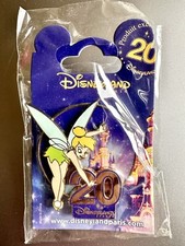 Disneyland Paris, 4 pins , à l’occasion des 20 ans, de l’ouverture de du parc