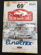 AFFICHE POSTER RALLYE MONTE