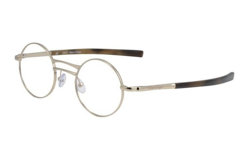 Lunettes vue rondes dorées - de,