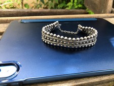 bracelet acier argenté