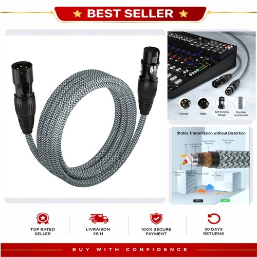 Câble xlr microphone - 1,