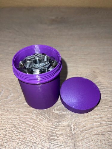Boite violette pour - , barillet