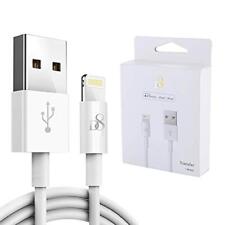 Câble usb D8 certifié MFI 1 mètre blanc pour iphone 5 6 7 8 X 11 SE 12 13 ipad