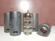 NOVAL (B9A) VINTAGE TUBE SHIELD  FOR 12AX7/ECC83 SIZE WITH SPRING X1