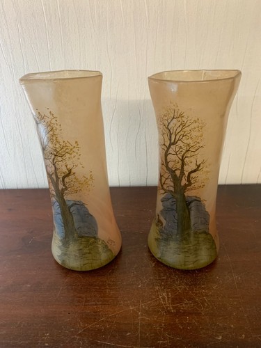 Paire vase legras prix - paire, de