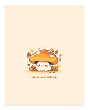 Charmante affiche champignon