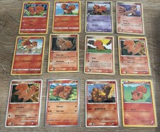 Lot de 12 cartes pokemon