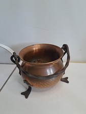Petit chaudron ancien cuivre - chaudron, 3