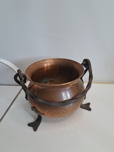 Petit chaudron ancien - petit, cuivre