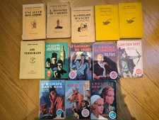 LOT DE 13 ROMANS POLICIERS  ANCIENS     EDGAR WALLACE
