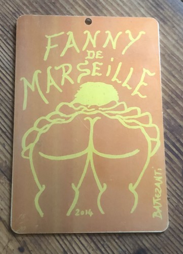 Superbe fanny pétanque plaque - pétanque,