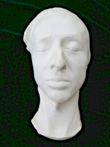 Ancien masque mortuaire - ancien,