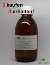 5X250Ml Argent Colloïdal (Eau D'Argent) 25,50, 100Ppm Hautement Concentré Et Pur