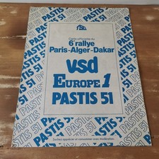 A190 / Carte Officielle 6ème Rally Paris-Alger - Dakar