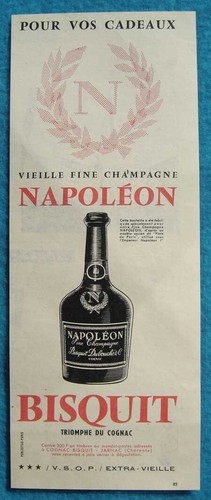 Publicité papier cognac - -,