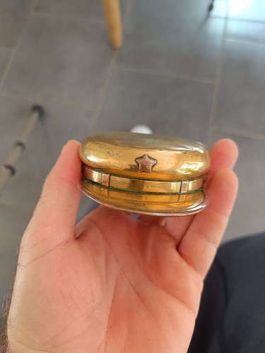 Ww1 tabatière forme - tabatière, en