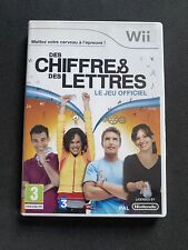 DES CHIFFRES ET DES LETTRES LE JEU OFFICIEL NINTENDO WII EDITION FR PAL