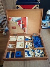 LEGO  ANCIEN Vintage BOITE / CASE - BOIS / WOOD - CASIER DE RANGEMENT - 50'S ? 